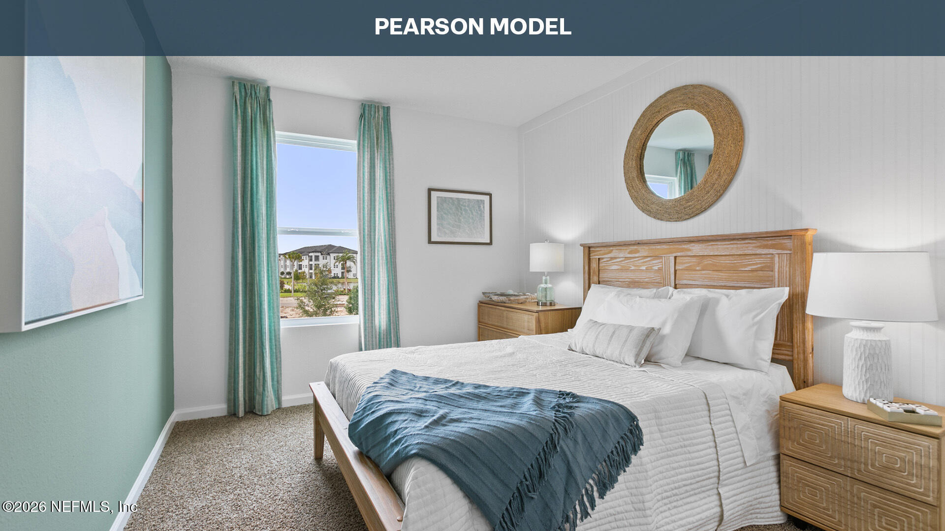 14457 Canter Road Jacksonville, FL 32234 - Photo 30 of 34 a bedroom with a bed and a painting on the wall