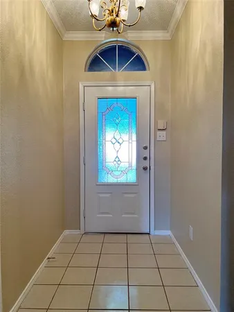 a view of front door