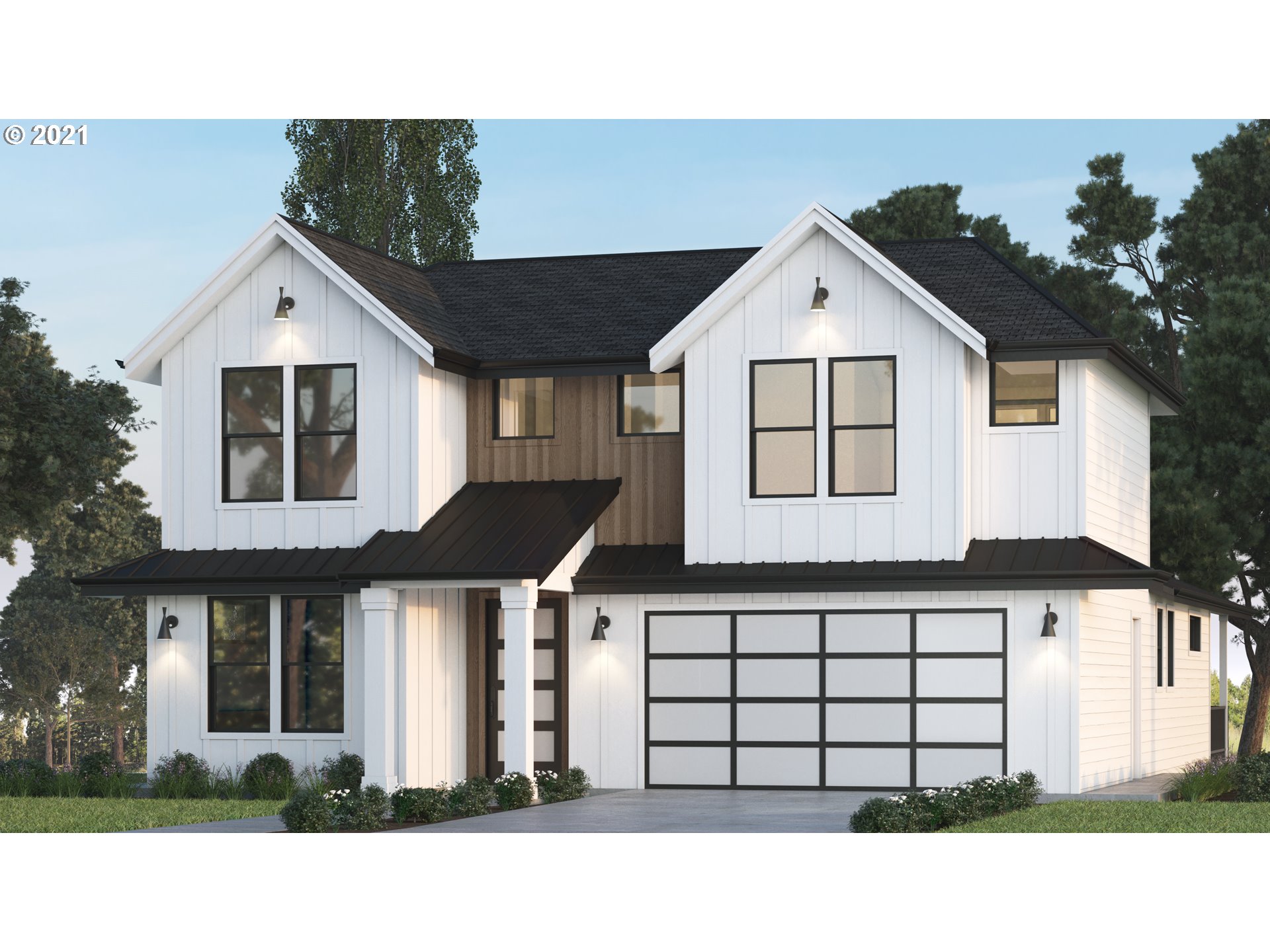 1719 South Farm View Loop Ridgefield, WA 98642 - Photo 1 of 1 a black and white photo of a house
