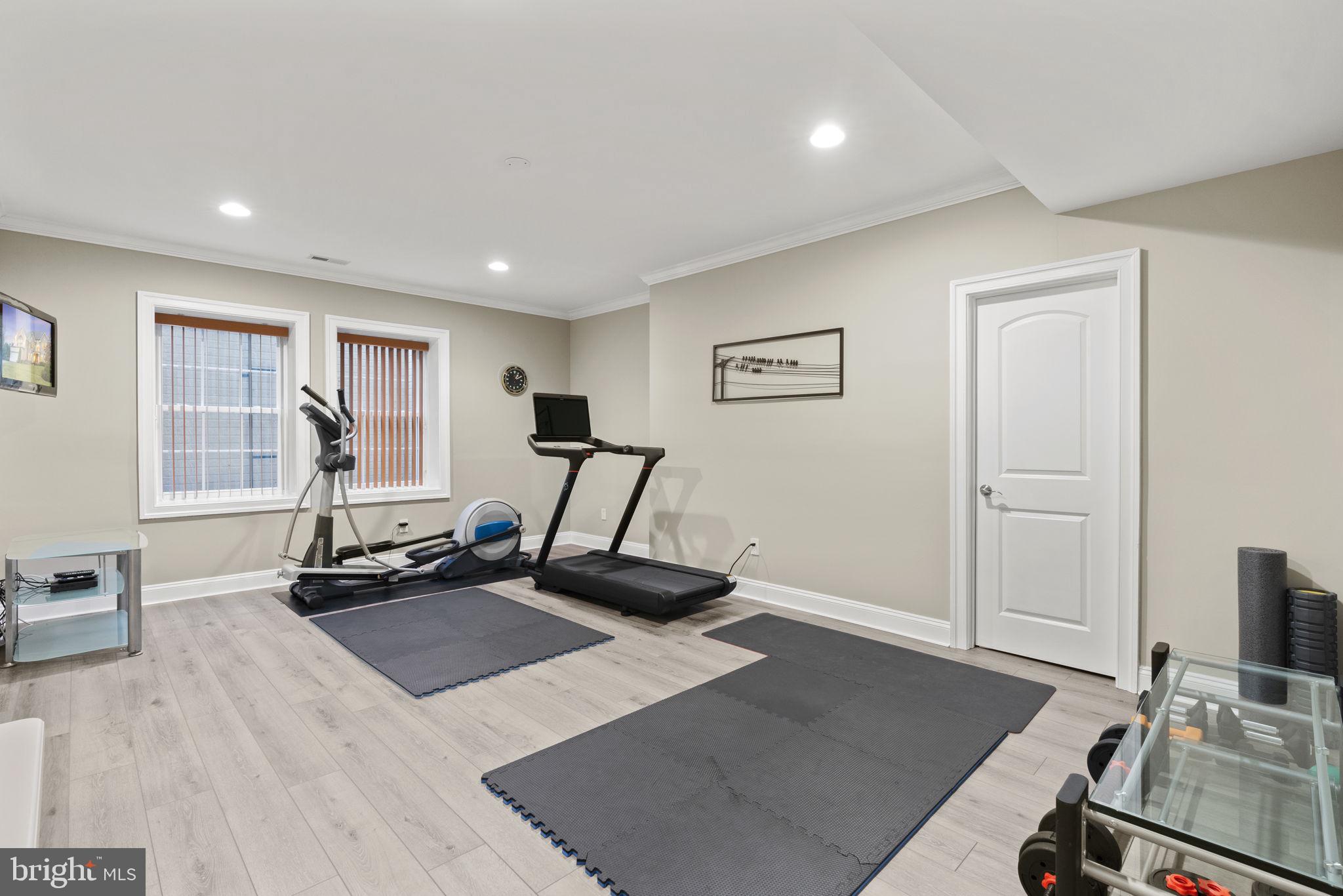 1204 Allendale Road McLean, VA 22101 - Photo 55 of 62 a view of a room with gym equipment