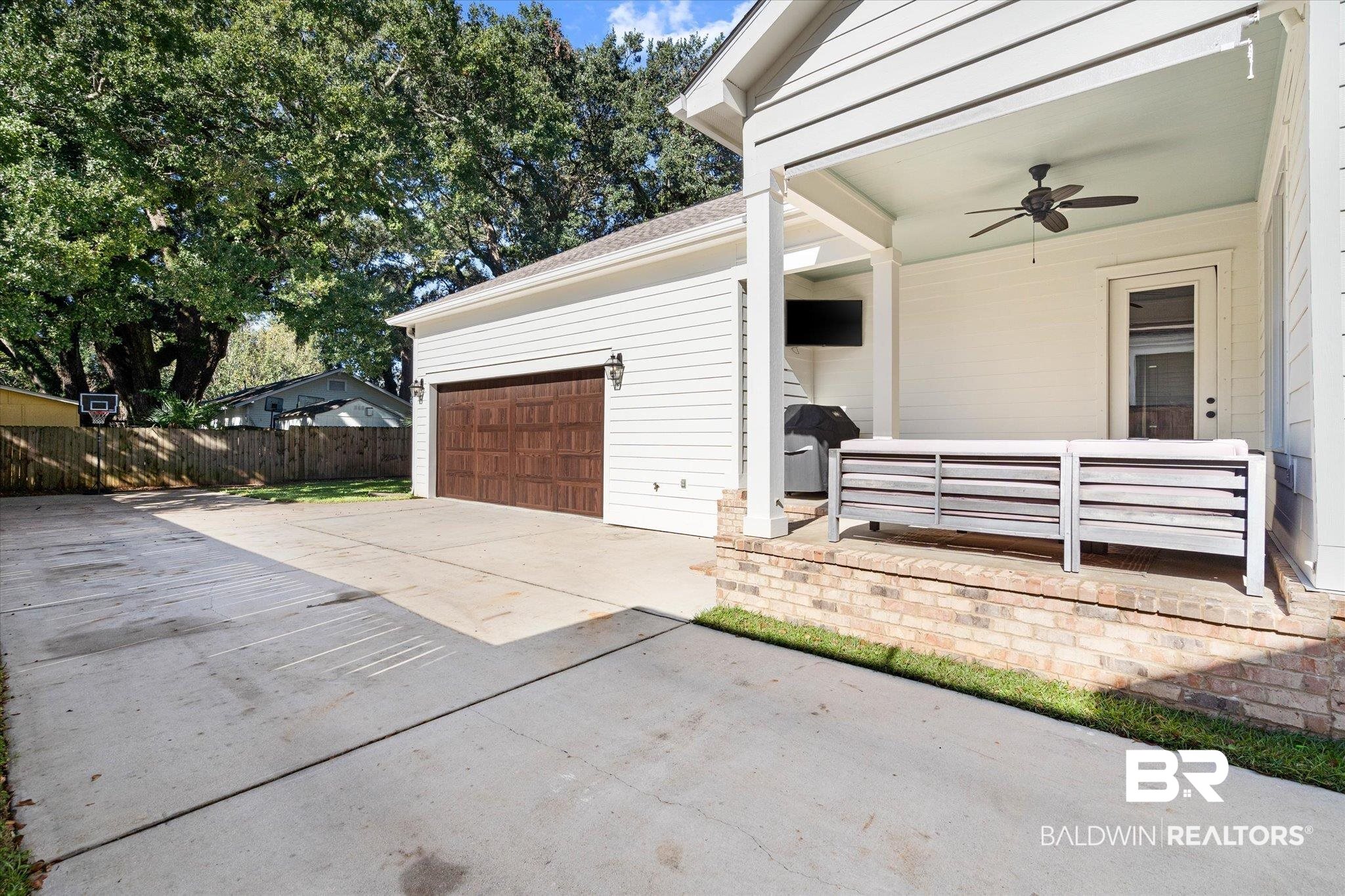 15 Semmes Avenue Mobile, AL 36604 - Photo 26 of 43 Exterior space with ceiling fan and an outdoor living space