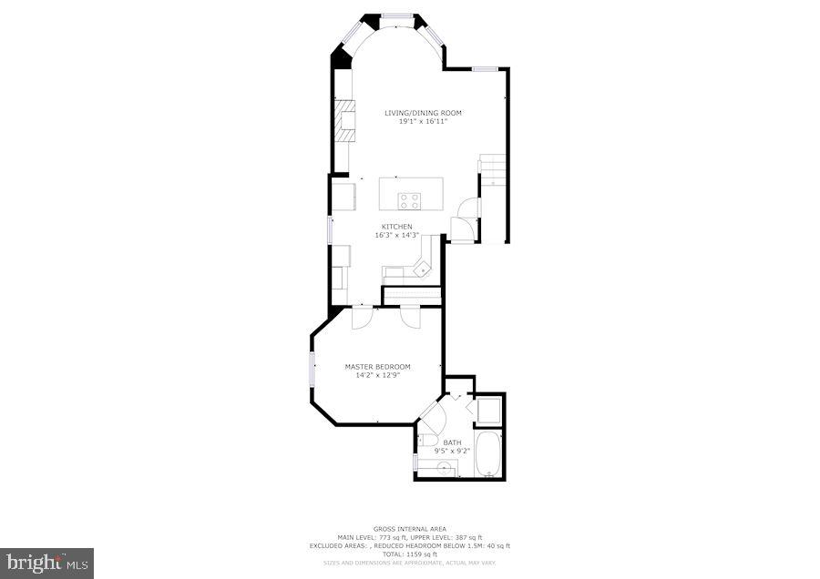 2017 O Street Northwest, Unit 3 Washington, DC 20036 - Photo 24 of 26 Floorplan