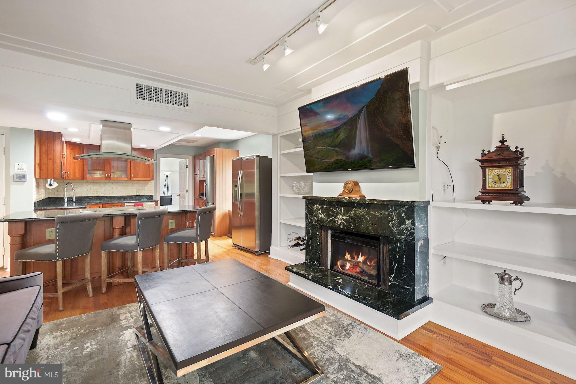 2017 O Street Northwest, Unit 3 Washington, DC 20036 - Photo 4 of 26 Living Room/Kitchen