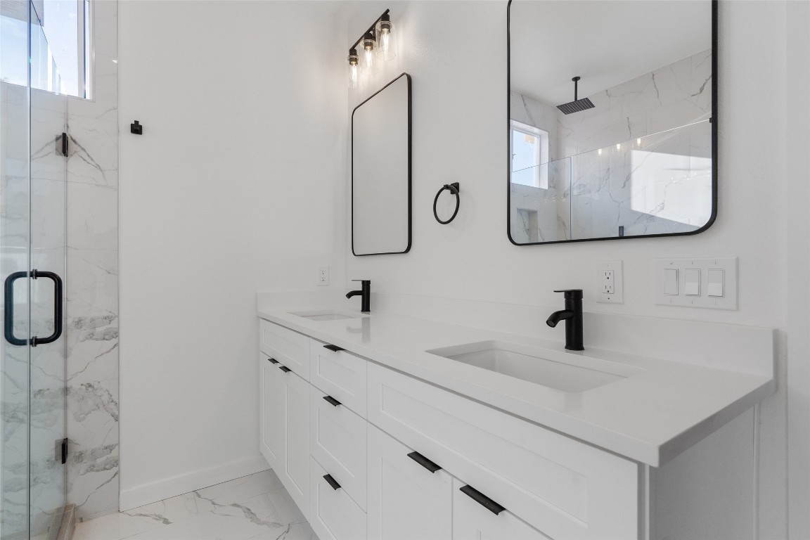 533 Hackberry Road, Unit A & B Salado, TX 76571 - Photo 2 of 17 a bathroom with a sink and a mirror