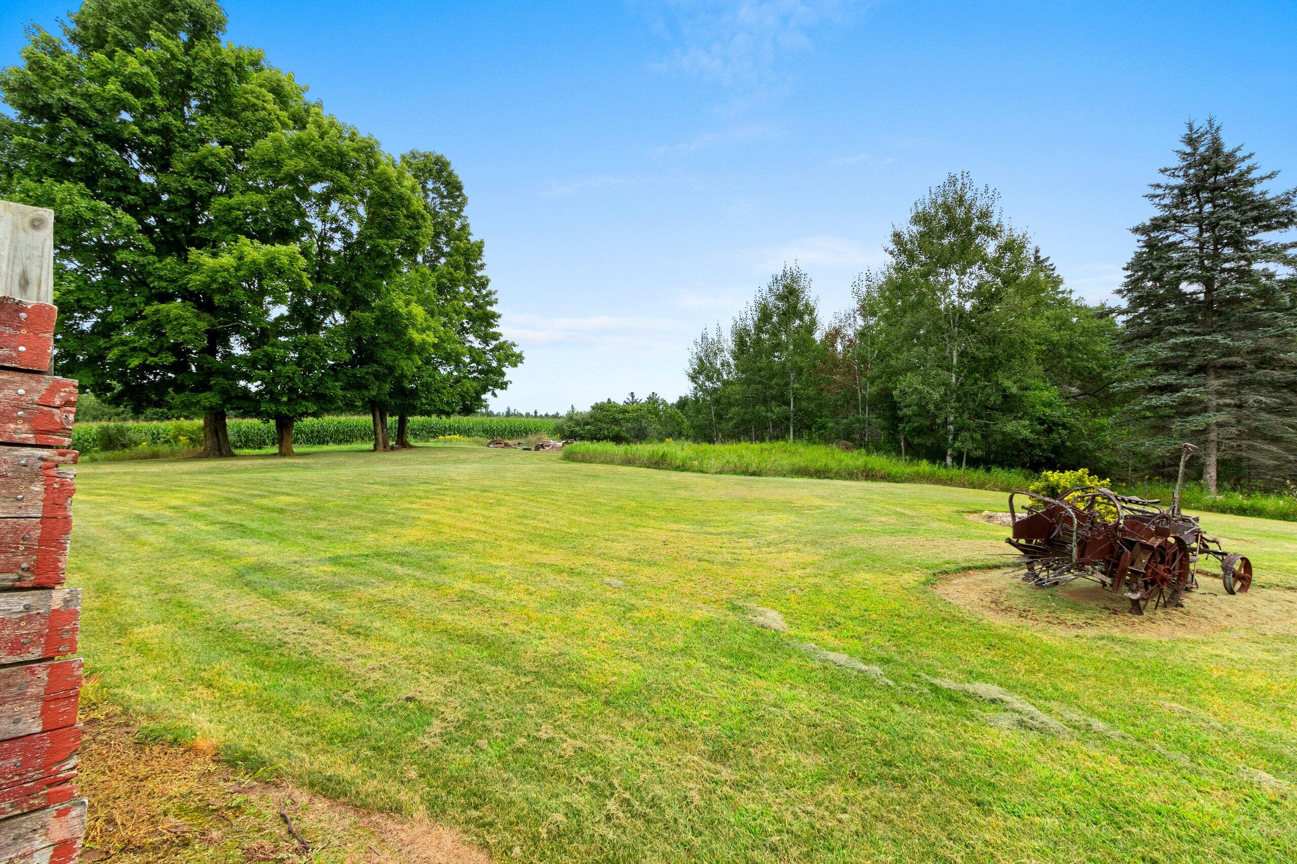 W7478 County Road 358 Daggett, MI 49821 - Photo 38 of 70 Side yard towards planted corn field