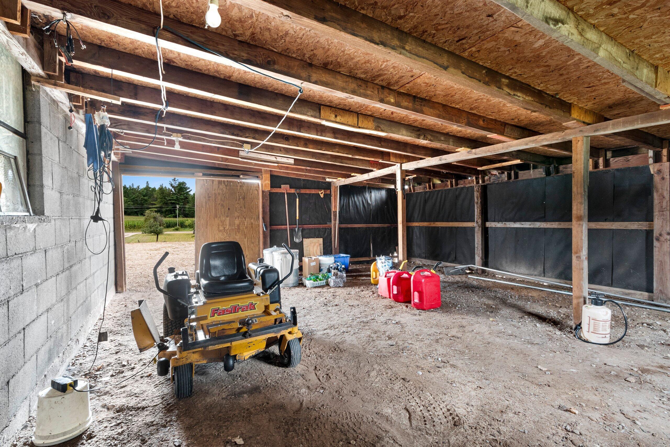 W7478 County Road 358 Daggett, MI 49821 - Photo 54 of 70 Interior of additional storage space 2nd garage