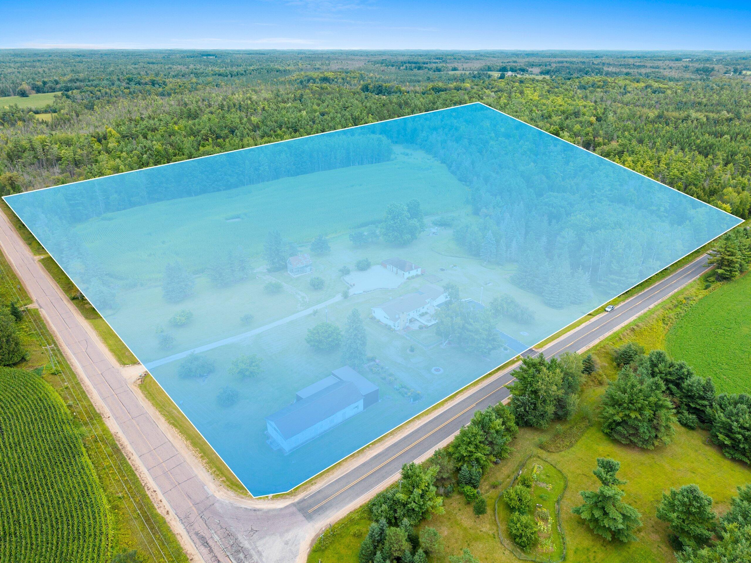 W7478 County Road 358 Daggett, MI 49821 - Photo 57 of 70 Aerial Apx of 40 Acres