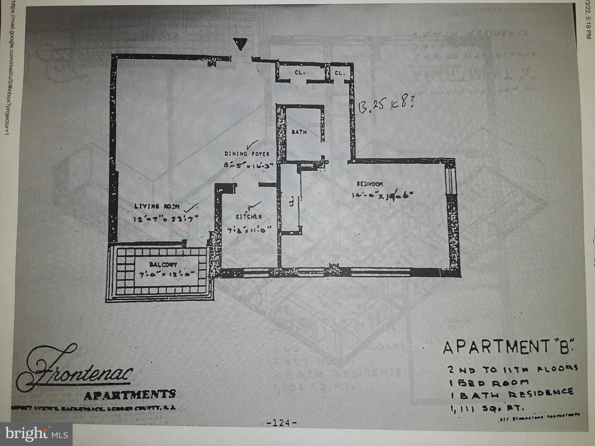 90 Prospect Avenue, Unit 4B Hackensack, NJ 07601 - Photo 29 of 29 Another View of Floor Plan
