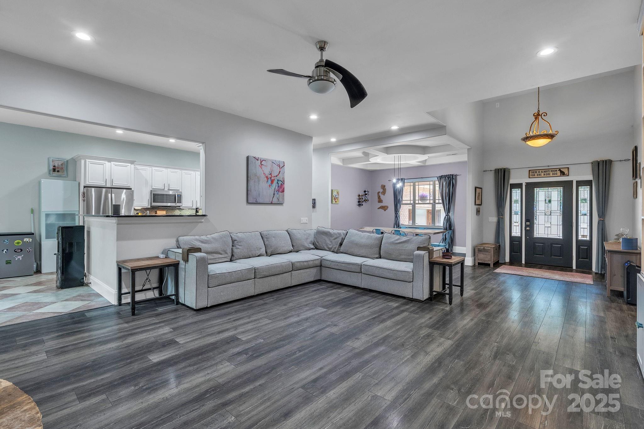 220 Alvin Hough Road Midland, NC 28107 - Photo 5 of 46 a living room with furniture and a wooden floor