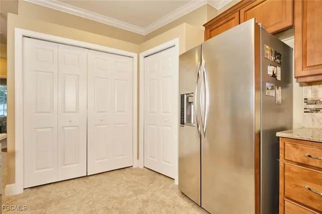 a view of closet area