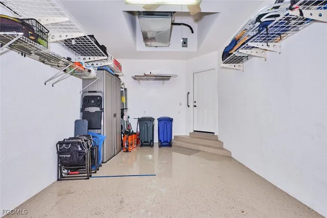 a view of storage and utility room