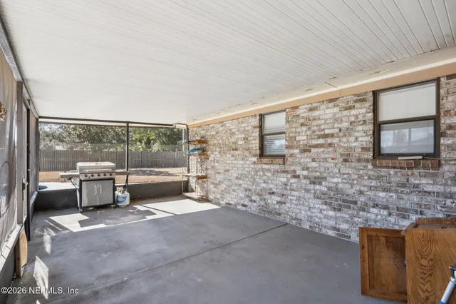 a view of an outdoor space with porch