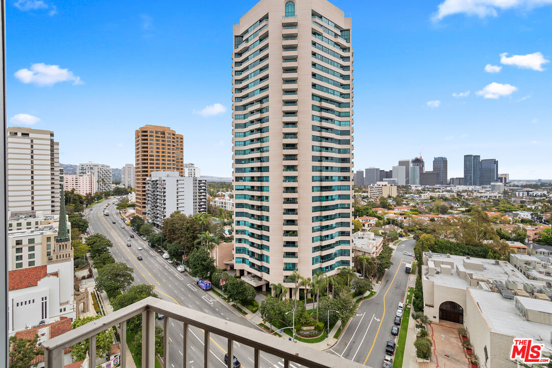10501 Wilshire Boulevard, Unit 1605 Los Angeles, CA 90024 - Photo 13 of 27 a view of a city with tall buildings