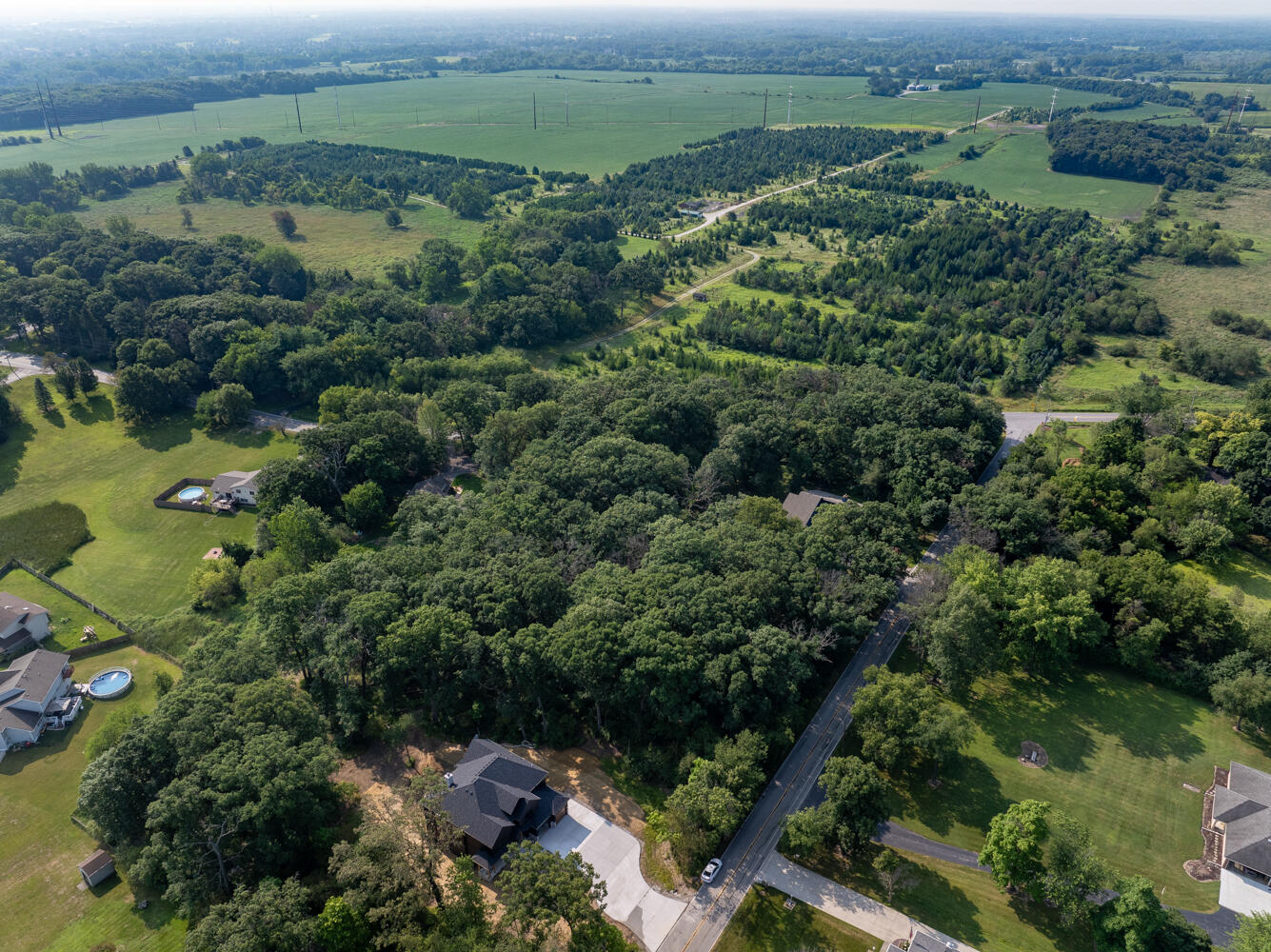 6308 West 91st Avenue Crown Point, IN 46307 - Photo 15 of 16 an aerial view of a houses with a yard