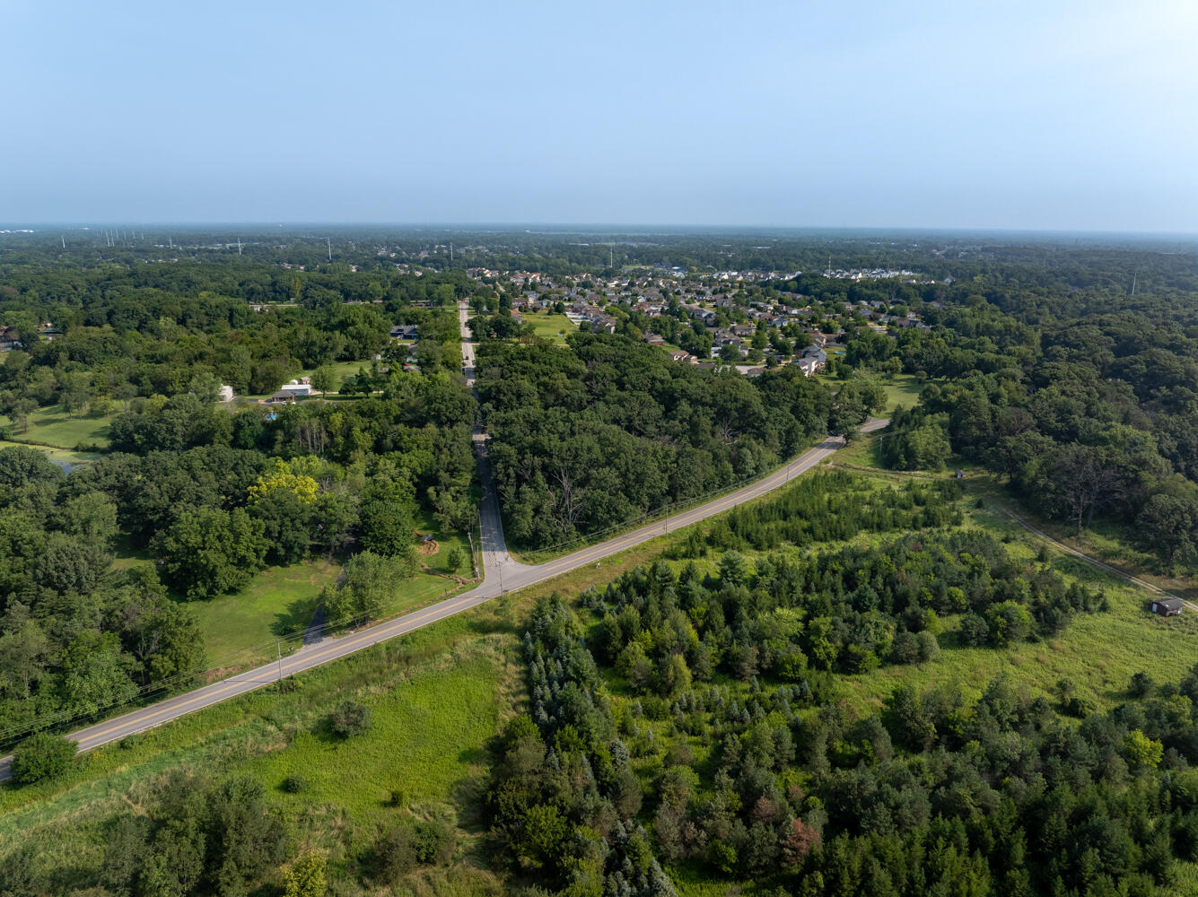 6308 West 91st Avenue Crown Point, IN 46307 - Photo 6 of 16 an aerial view of a residential houses with city view