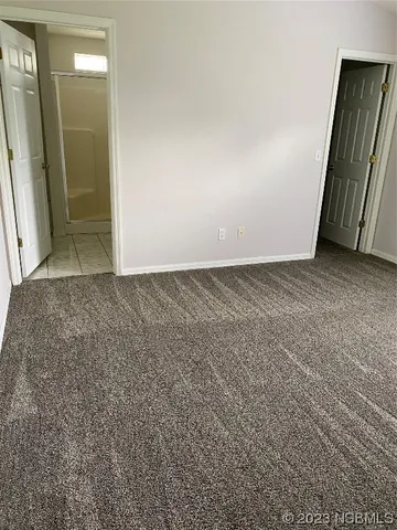 a view of small space with racks on the wall