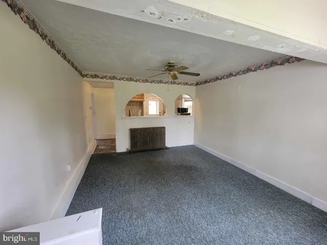 a view of a livingroom with a fireplace