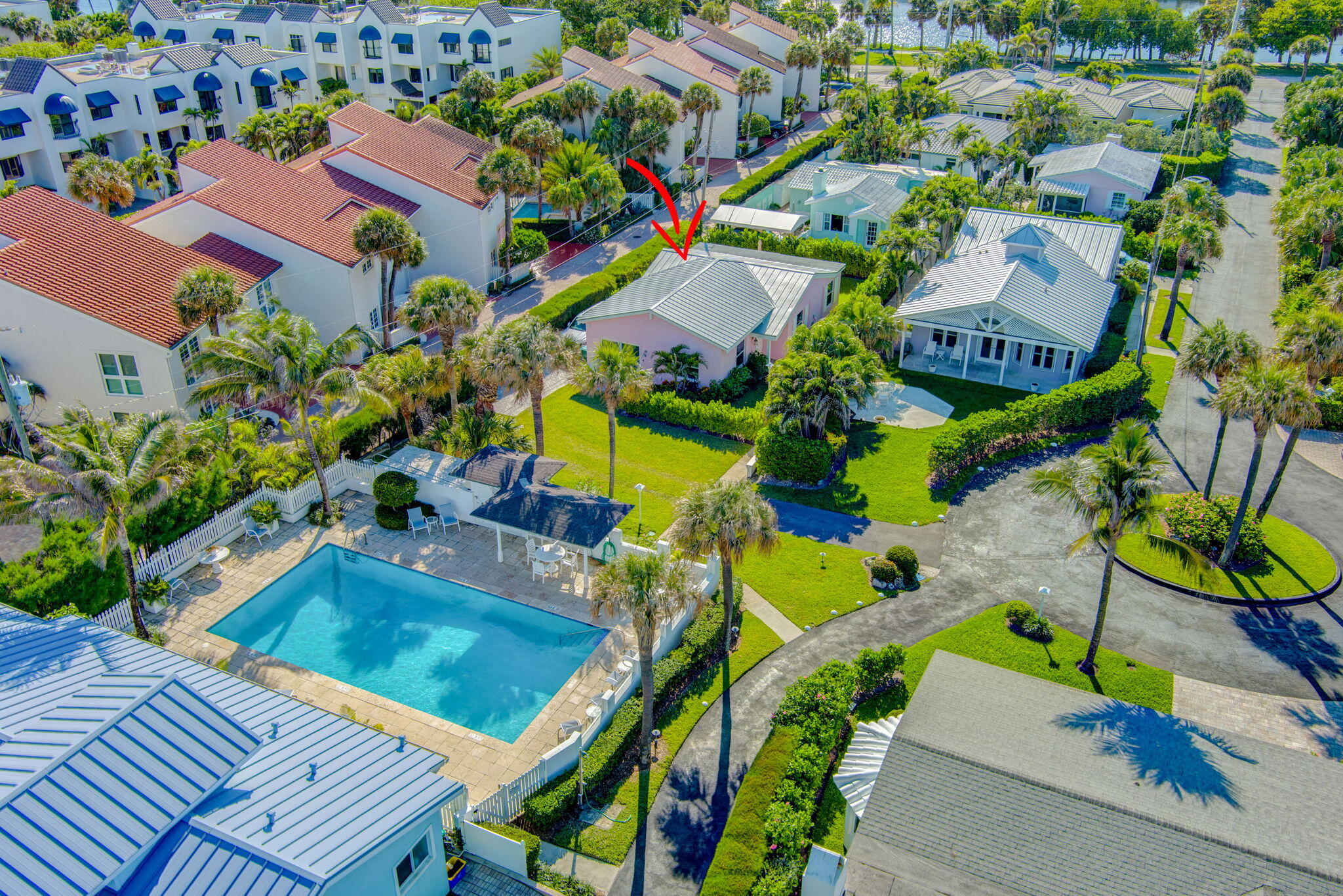 240 Celestial Way, Unit 5 Juno Beach, FL 33408 - Photo 33 of 41 an aerial view of a house