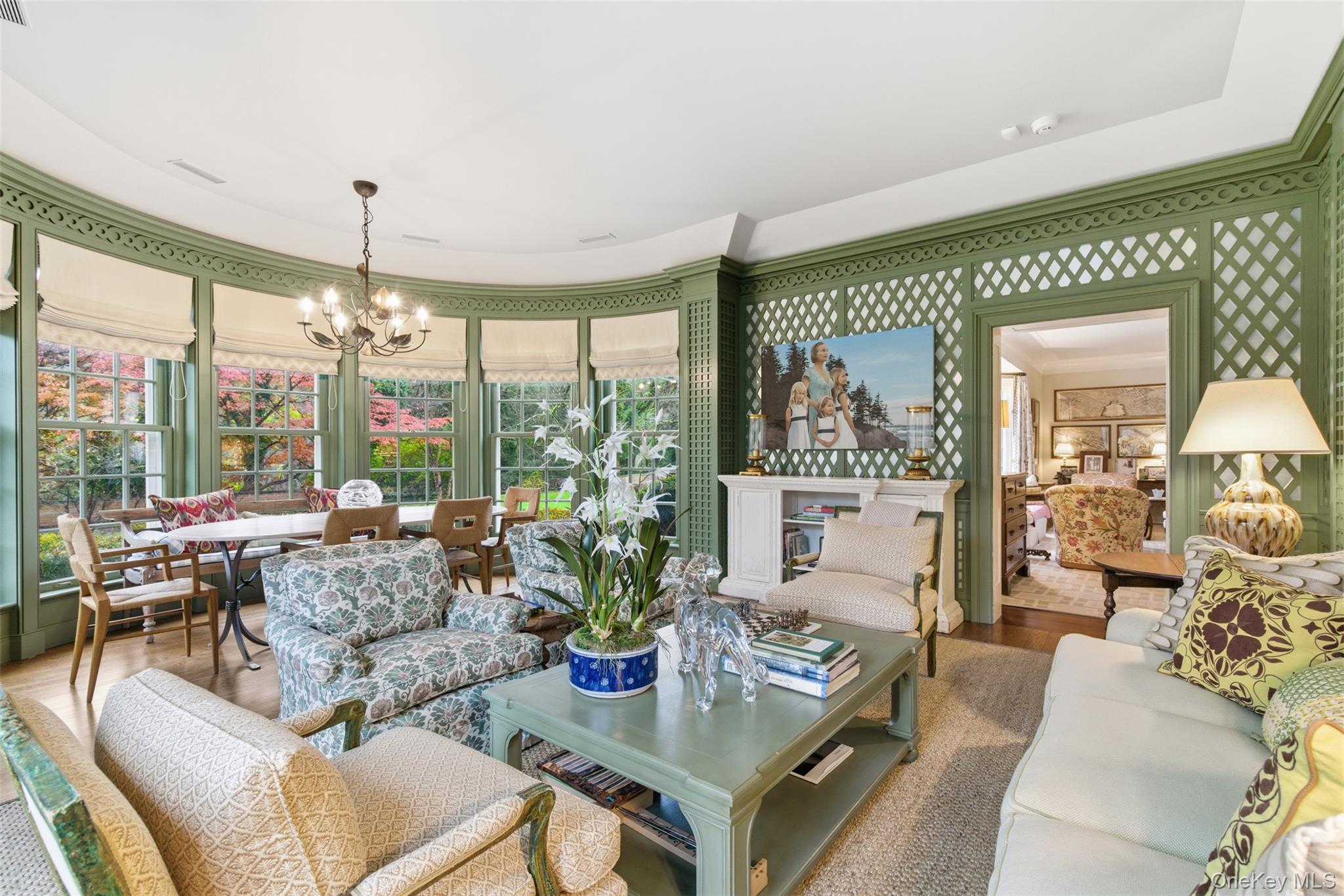 159 Factory Pond Road Mill Neck, NY 11560 - Photo 16 of 39 a living room with furniture and a large window
