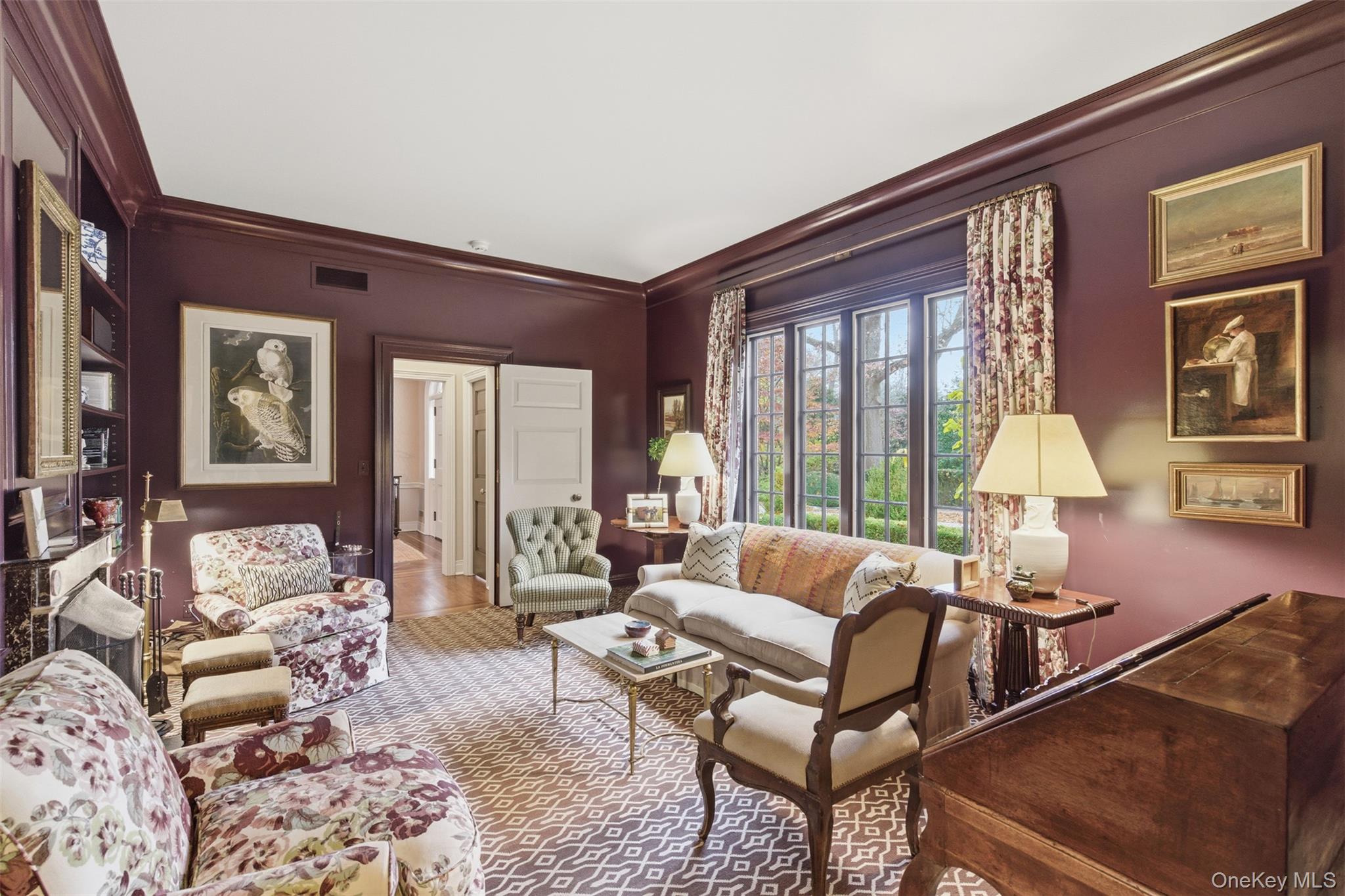 159 Factory Pond Road Mill Neck, NY 11560 - Photo 19 of 39 a living room with furniture and a large window