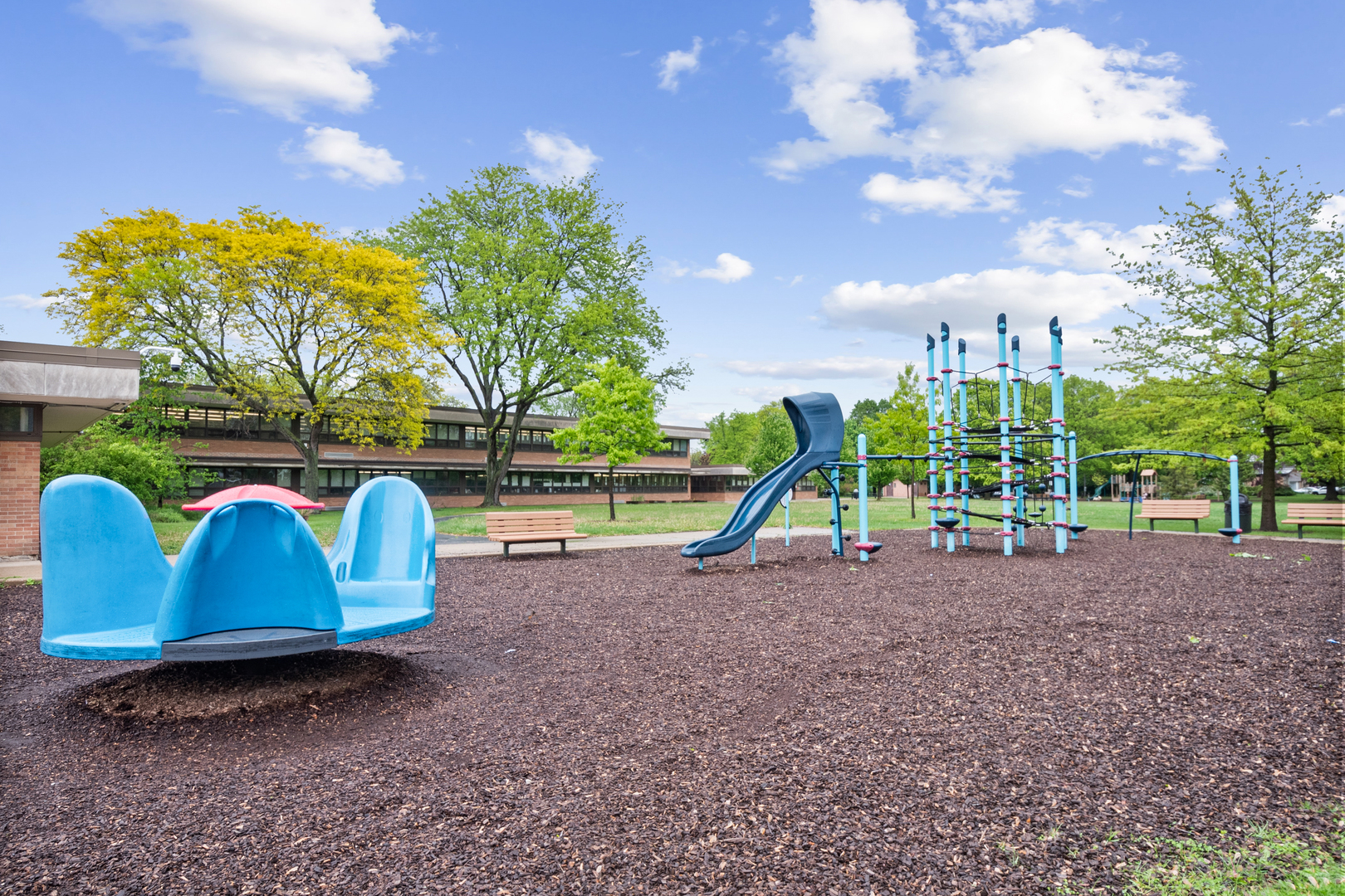 3755 Grove Street, Unit 1 Skokie, IL 60076 - Photo 24 of 24 a view of a park with large trees