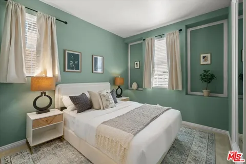 an aerial view of multiple houses