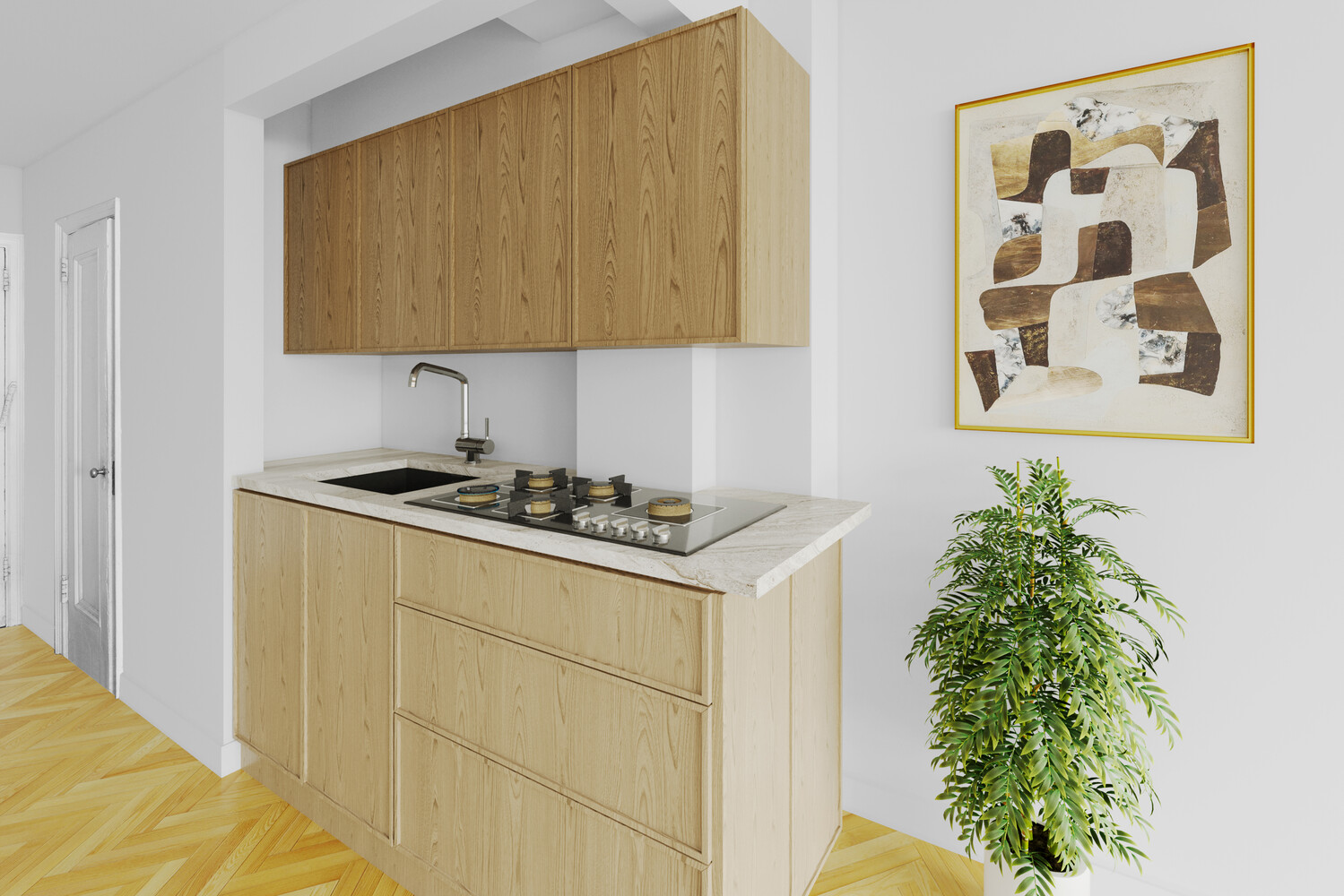 310 Riverside Drive, Unit 511 Manhattan, NY 10025 - Photo 7 of 11 a utility room with a window and a potted plant