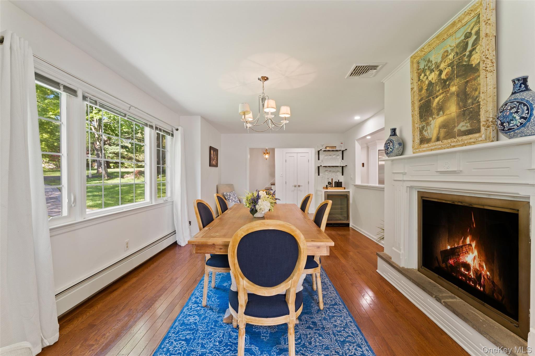 241 Chapel Hill Road Highland, NY 12528 - Photo 6 of 35 Formal Dining Room with Fireplace.