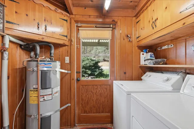 a view of storage and utility room