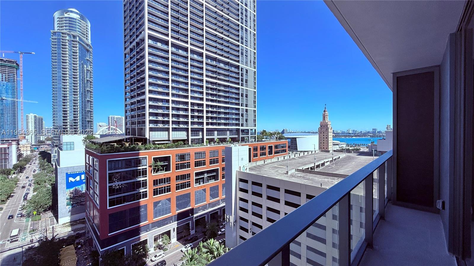 121 Northeast 5th Street, Unit 1608 Miami, FL 33132 - Photo 8 of 31 a view of a balcony with city view