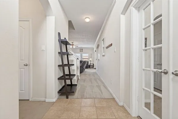 a view of entryway with stairs