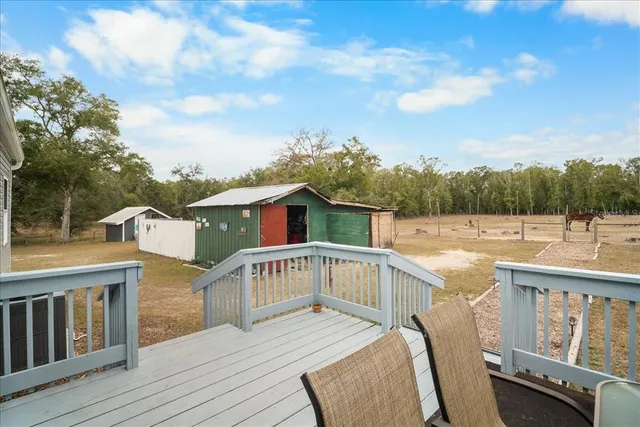 a view of a house with a roof deck