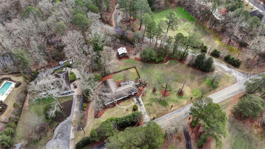 13325 Providence Road Milton, GA 30009 - Photo 45 of 50 an aerial view of a house with a yard