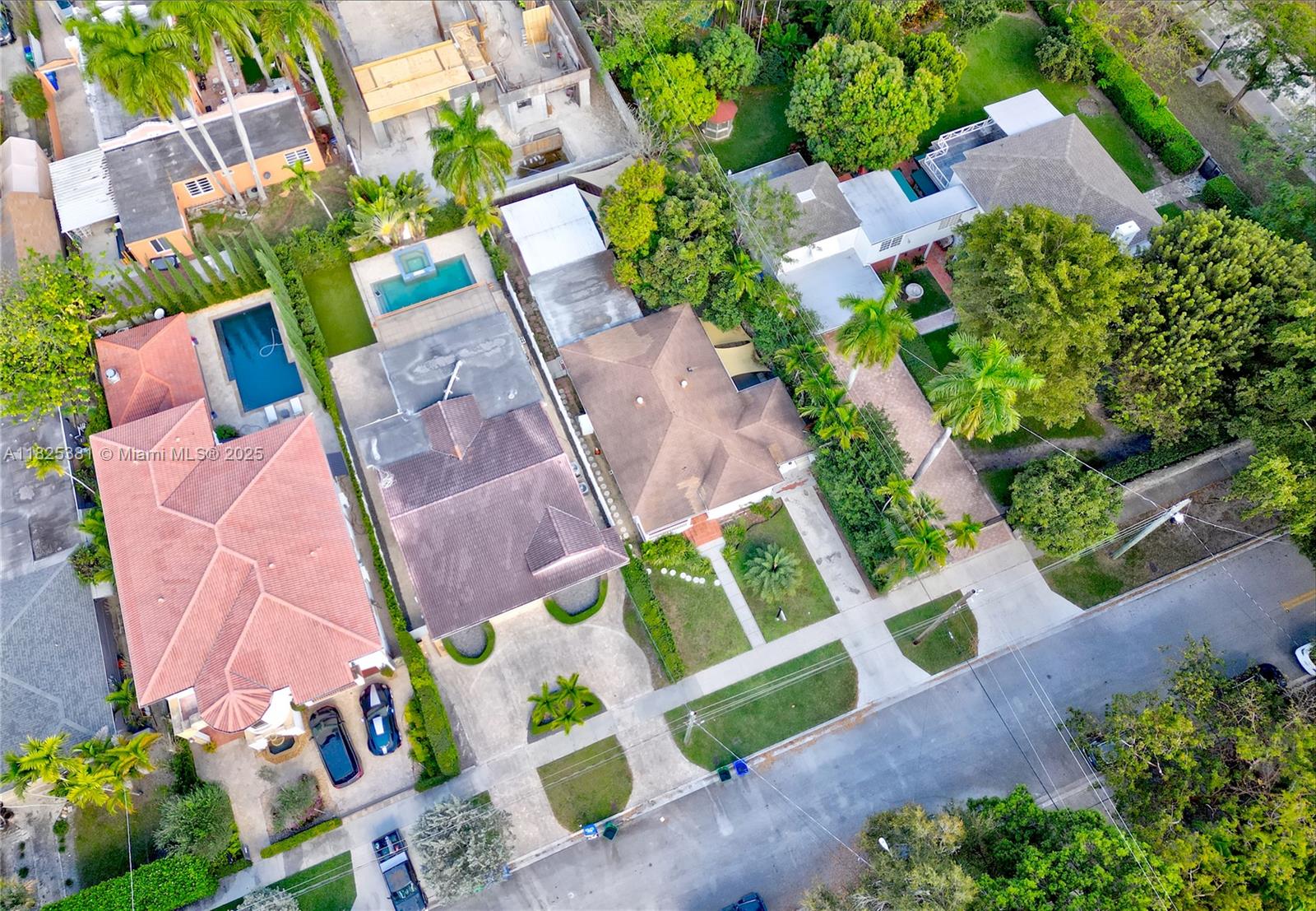 33 Southwest 20th Road Miami, FL 33129 - Photo 28 of 29 an aerial view of residential house with outdoor space and parking