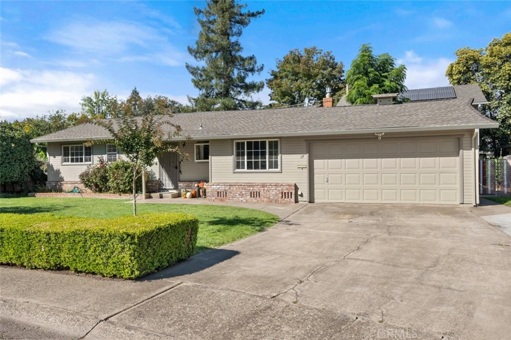 front view of house with a yard