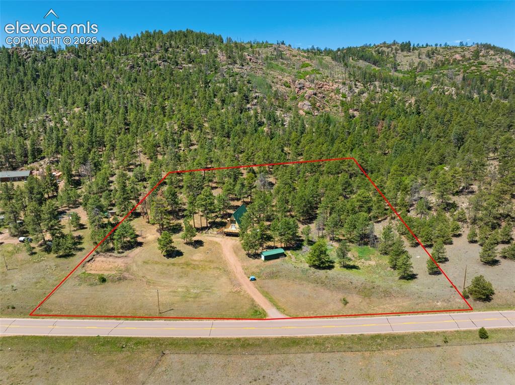 5463 High Park Road Florissant, CO 80816 - Photo 40 of 49 Lines are approximate. Not a Survey.