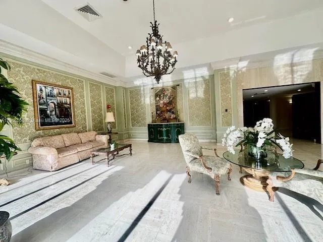 a view of a garden with a pathway