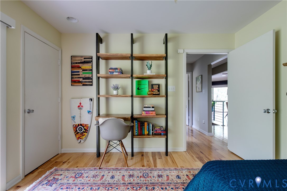 380 Flag Station Road Henrico, VA 23238 - Photo 43 of 70 a workspace room with furniture and wooden floor