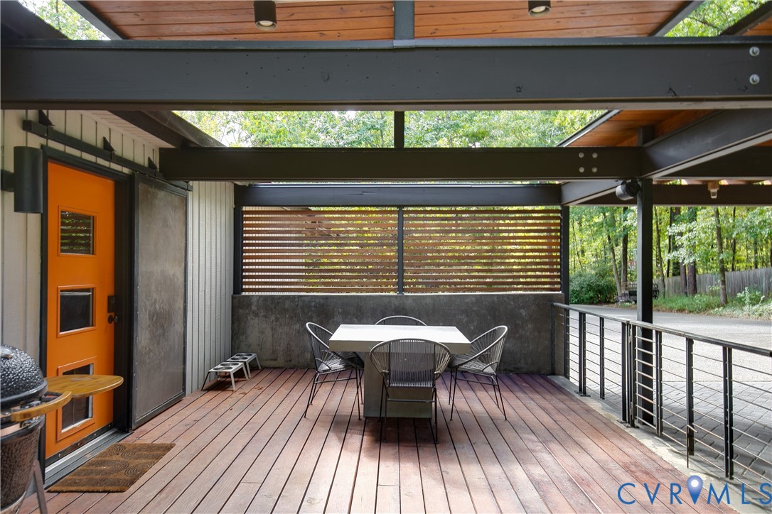 380 Flag Station Road Henrico, VA 23238 - Photo 44 of 70 a view of a two chairs in the balcony