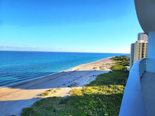 a view of a city with tall buildings