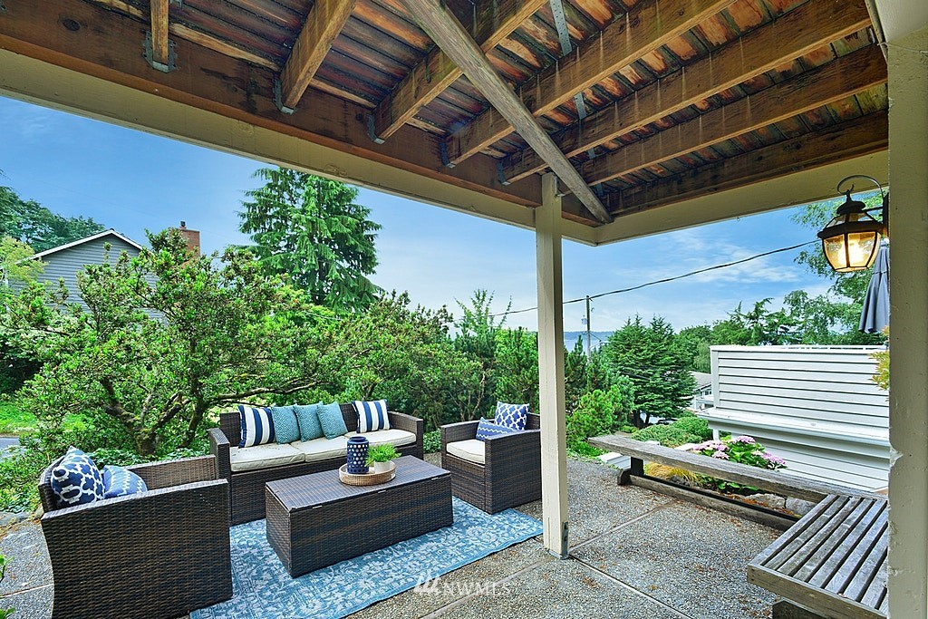 4402 Southwest Rose Street Seattle, WA 98136 - Photo 16 of 20 a outdoor living space with furniture