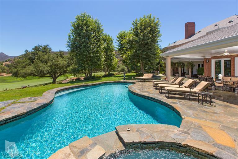2702 Ladbrook Way Thousand Oaks, CA 91361 - Photo 30 of 45 a view of a house with swimming pool and sitting area