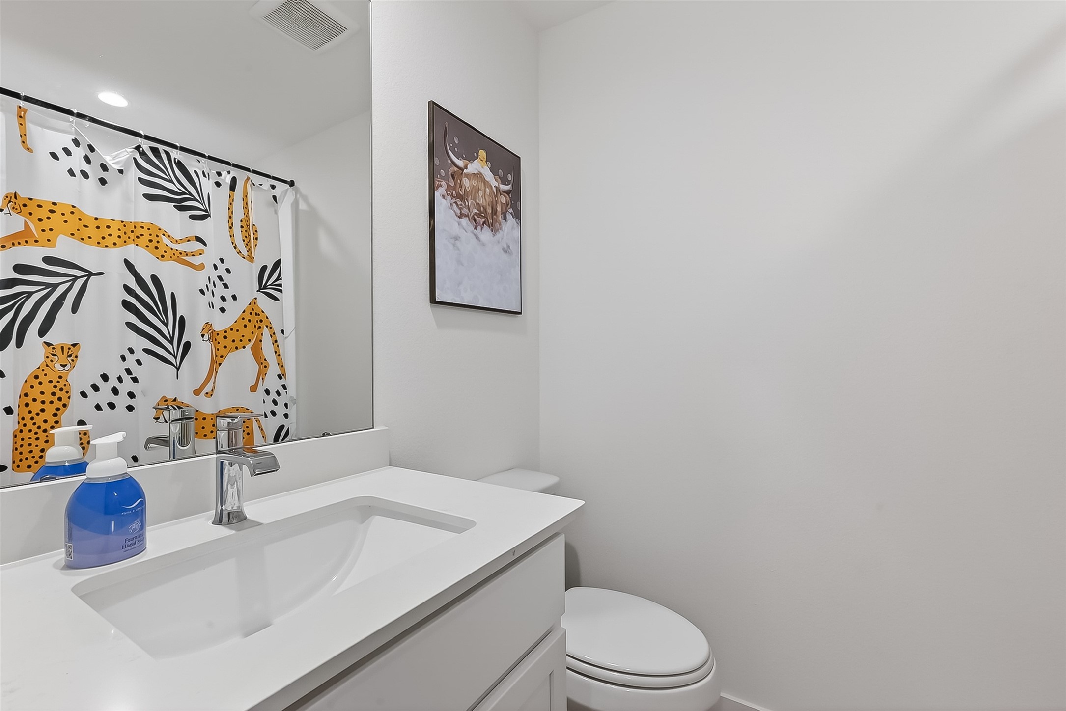 3903 Dodington Ash Drive Fulshear, TX 77441 - Photo 30 of 46 a bathroom with a sink toilet and mirror