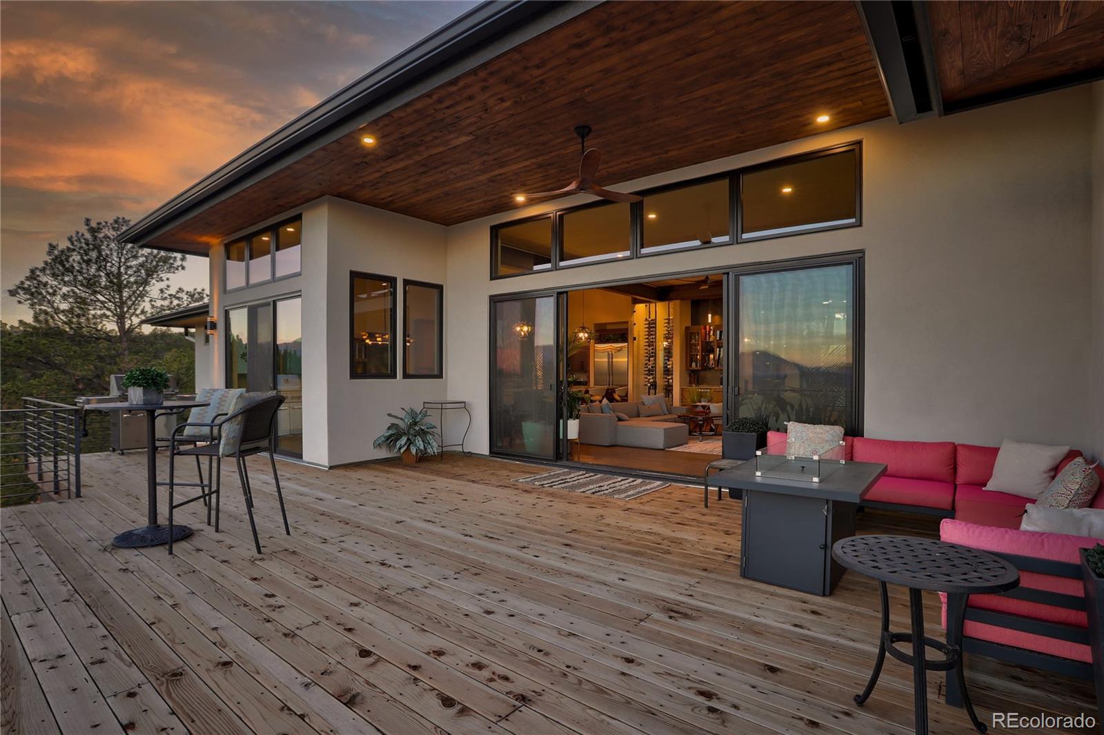 31995 Half Peak Trail Pine, CO 80470 - Photo 36 of 40 a outdoor space with furniture