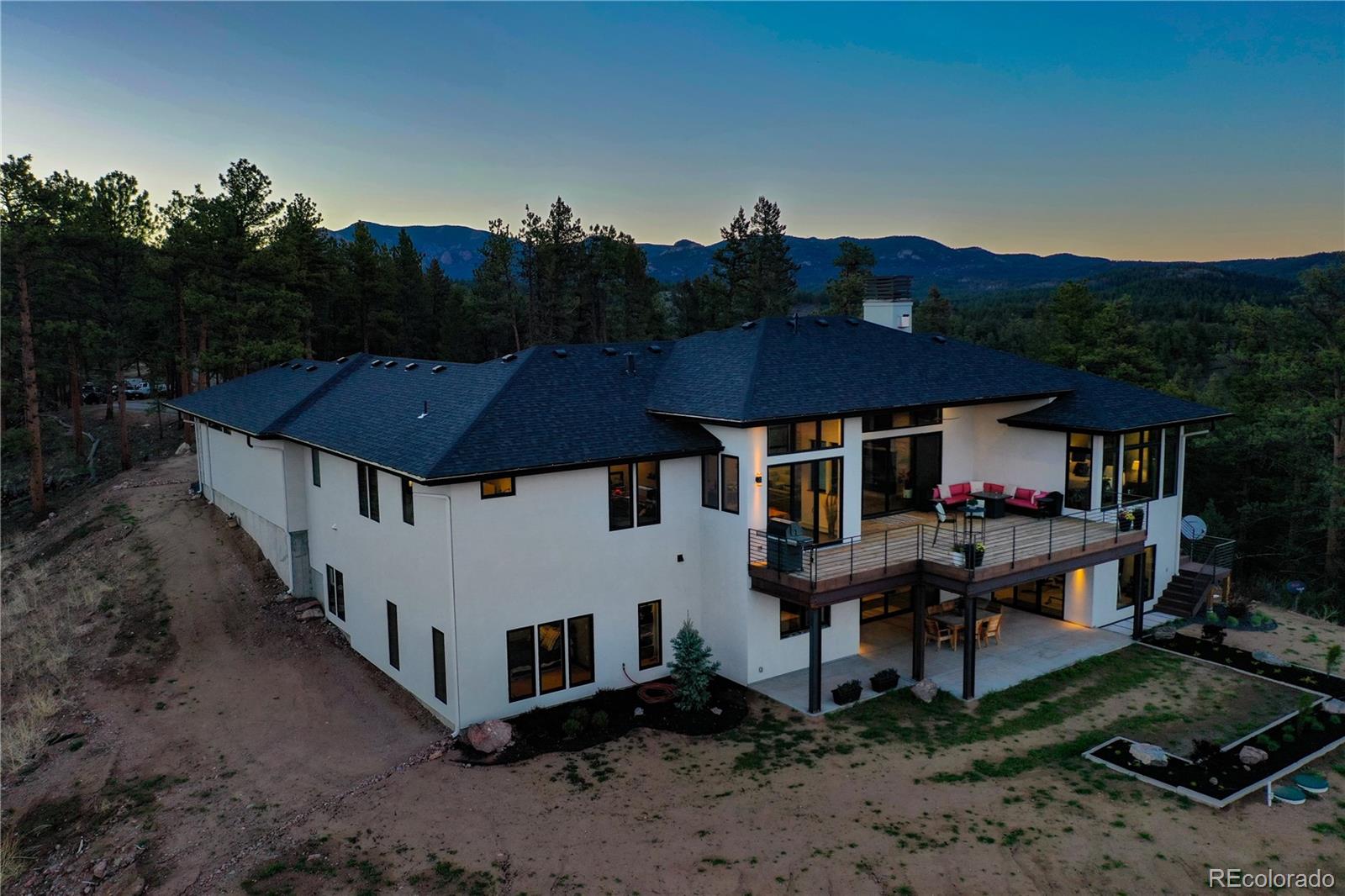 31995 Half Peak Trail Pine, CO 80470 - Photo 40 of 40 an aerial view of a house