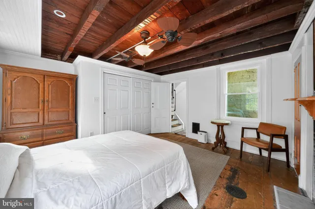 a very nice looking room with a large window