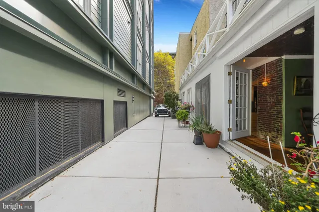 a view of a corridor