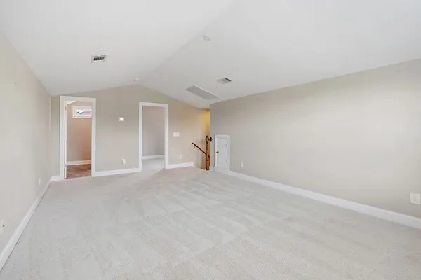 a view of empty room