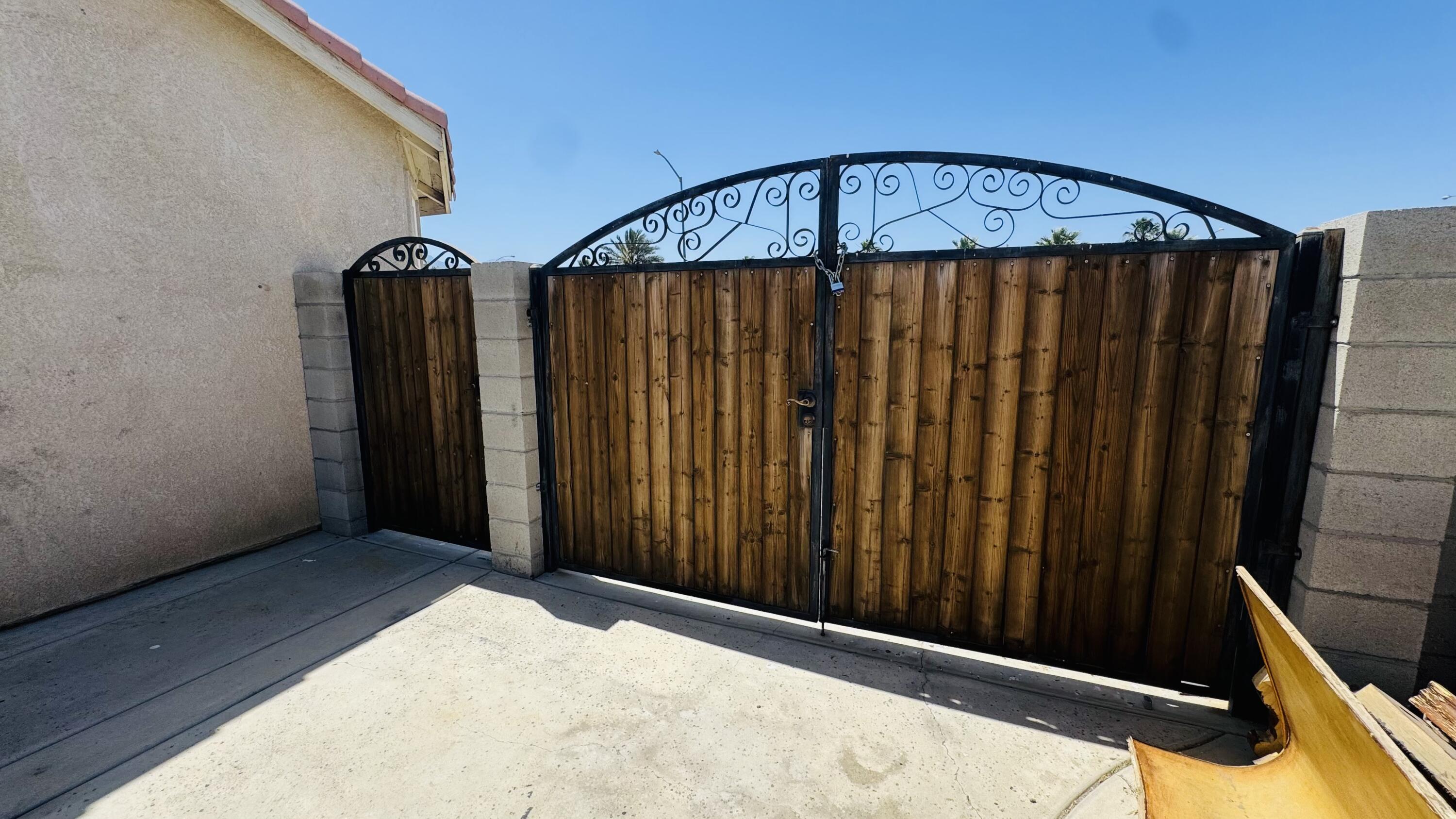 47818 Phoenix Street Indio, CA 92201 - Photo 10 of 14 a view of a wooden door