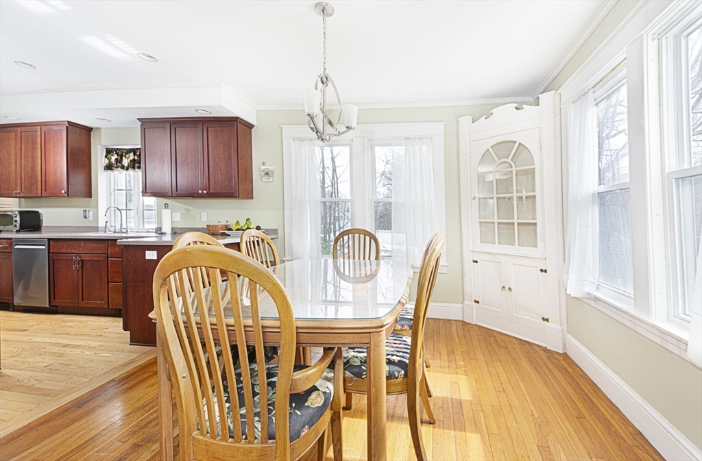15 Monroe Street Shrewsbury, MA 01545 - Photo 6 of 30 a view of a dining room with furniture window and wooden floor